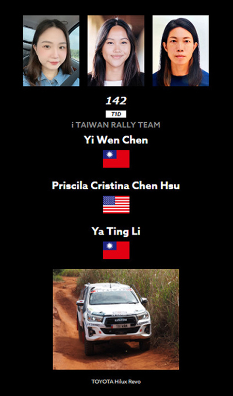 Team Members of i Taiwan Rally Team